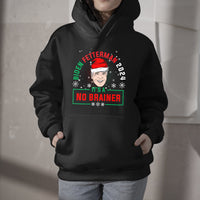 Biden Fetterman 2024 It's a No Brainer Funny Biden Political Hoodie - Wonder Print Shop