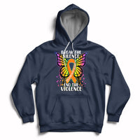 Break The Silence End The Violence Teen Dating Violence Hoodie - Wonder Print Shop