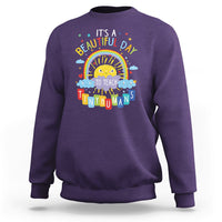 Groovy It's A Good Day To Teach Tiny Humans To Teacher Rainbow Sweatshirt - Wonder Print Shop
