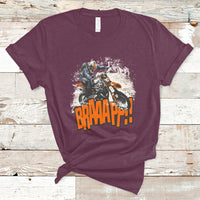 Braaap Motorcycle Rider Enthusiast Biker Dirt Biker Motorcross T-Shirt - Wonder Print Shop