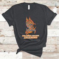 Say No To Violence We Wear Orange Support Squad Fight Abuse T-Shirt - Wonder Print Shop