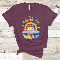 Groovy It's A Good Day To Teach Tiny Humans To Teacher Rainbow T Shirt - Wonder Print Shop