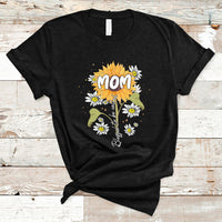 Blessed To Be Called Mom Happy Mother's Day My Sunshine Sunflower T Shirt - Wonder Print Shop