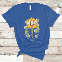 Blessed To Be Called Mom Happy Mother's Day My Sunshine Sunflower T Shirt - Wonder Print Shop