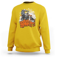 Braaap Motorcycle Rider Enthusiast Biker Dirt Biker Motorcross Sweatshirt - Wonder Print Shop