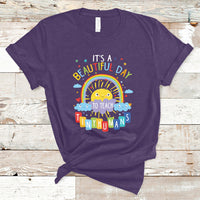 Groovy It's A Good Day To Teach Tiny Humans To Teacher Rainbow T Shirt - Wonder Print Shop