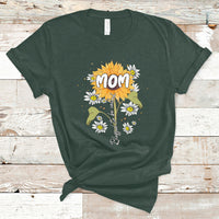 Blessed To Be Called Mom Happy Mother's Day My Sunshine Sunflower T Shirt - Wonder Print Shop