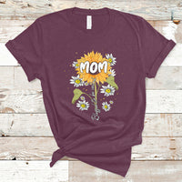 Blessed To Be Called Mom Happy Mother's Day My Sunshine Sunflower T Shirt - Wonder Print Shop