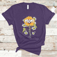 Blessed To Be Called Mom Happy Mother's Day My Sunshine Sunflower T Shirt - Wonder Print Shop
