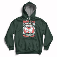 Mom & Daughter Always Heart To Heart Mothers Day From Daughter For Mom Hoodie - Wonder Print Shop