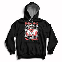 Mom & Daughter Always Heart To Heart Mothers Day From Daughter For Mom Hoodie - Wonder Print Shop