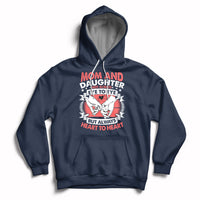 Mom & Daughter Always Heart To Heart Mothers Day From Daughter For Mom Hoodie - Wonder Print Shop