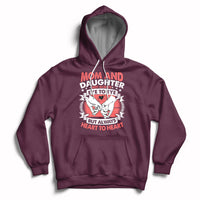 Mom & Daughter Always Heart To Heart Mothers Day From Daughter For Mom Hoodie - Wonder Print Shop