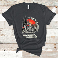 Funny Motorcycles Therapy Motorcycle Rider Biker Wind Therapy T-Shirt - Wonder Print Shop