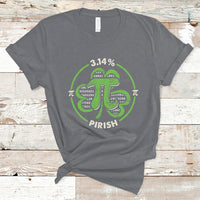 Pi Day St. Patrick's 3.14 Irish Funny Pirish Math Number Pi T Shirt - Wonder Print Shop