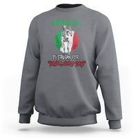 Vaffanculo Is Italian For Have A Good Day Funny Sarcastic Italian Saying Slang Italia Flag Italian Pride Sweatshirt - Wonder Print Shop
