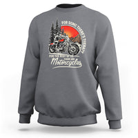 Funny Motorcycles Therapy Motorcycle Rider Biker Wind Therapy Sweatshirt - Wonder Print Shop