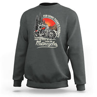 Funny Motorcycles Therapy Motorcycle Rider Biker Wind Therapy Sweatshirt - Wonder Print Shop