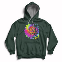 Blessed To Be Called Mom Cute Mother's Day Tie Dye Sunflower Hoodie - Wonder Print Shop