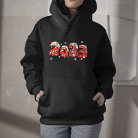 Goodbye 2022 Hello 2023 Happy New Year 2023, Happy New Year 2023 Hoodie - Wonder Print Shop