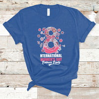 Embrace Equity International Women's Day Happy 8th March T-Shirt - Wonder Print Shop