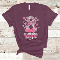 Embrace Equity International Women's Day Happy 8th March T-Shirt - Wonder Print Shop