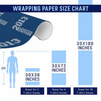 2013 Limited Edition Wrapping Paper Roll Limited Edition 13th Birthday Boys Girl