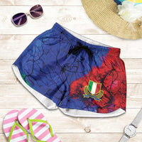 2026 Autumn Rugby Nations Italy Shorts for Women Flag Italian Watercolour Art