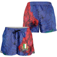 2026 Autumn Rugby Nations Italy Shorts for Women Flag Italian Watercolour Art