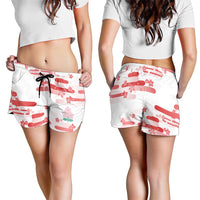 2026 Autumn Rugby Nations Japan Shorts for Women White Sakura Japanese Asanoha Seigaiha