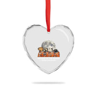2026 Mission Lunar Orbit Animal Crew Heart Crystal Glass Ornament Funny Capybara Raccoon Opossum Skunk Astronauts