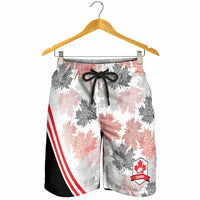 2026 Rugby Nations Series Canada Shorts for Men Les Rouges Maple Leaf