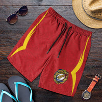 2026 Rugby Nations Series Romania Shorts for Men Stejarii Oaks Carpathian Pattern