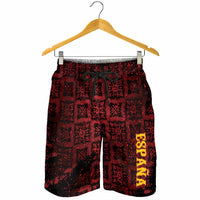2026 Rugby Nations Series Spain Shorts for Men Los Leones Iberian XV Heritage