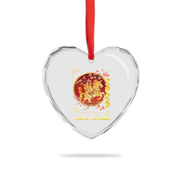 2026 Year of the Horse Lunar New Year Heart Crystal Glass Ornament - Wonder Print Shop