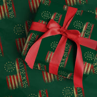 250 Years America Flag Wrapping Paper Roll 250th Anniversary USA - Wonder Print Shop