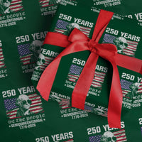 250 Years America Flag Wrapping Paper Roll George Washington 1776 2026 USA 250th Anniversary Patriotic - Wonder Print Shop