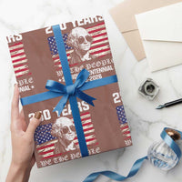 250 Years America Flag Wrapping Paper Roll George Washington 1776 2026 USA 250th Anniversary Patriotic - Wonder Print Shop