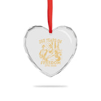 250 Years of Freedom US Presidents Rock Band Heart Crystal Glass Ornament Funny Abraham Lincoln George Washington Teddy Roosevelt Concert 1776 to 2026