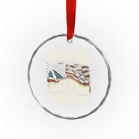 250 Years Of Protecting Freedom Defending Liberty Since 1775 Crystal Glass Ornament US Military Army Birthday TS11