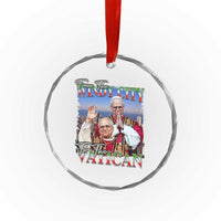 267th Pope Leo XIV Crystal Glass Ornament From The Windy City To The Vatican US Chicago Pride TS02