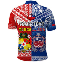 Custom Mate Maa Tonga Toa Samoa Rugby Polo Shirt Polynesian Pattern - Wonder Print Shop