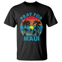 Pray For Maui Maui Strong Hawaii Strong Retro T Shirt - Wonder Print Shop