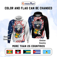 Custom Caribbean American Heritage Month Hoodie Proud Of My Roots | Wonder Print Shop