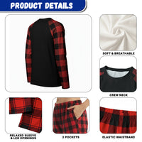Funny F Caw F Chicken Meme Graphic Plaid Pajama Set Hilarious Cartoon Poultry Humor TS02