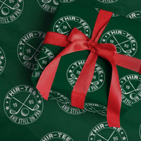 30th Birthday Golf Wrapping Paper Roll Vintage 1996 Thir Tee And Still On Par Golf Lover Gift