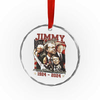 39th President Jimmy Carter Crystal Glass Ornament A Legacy Of Peace And Humanity USA Legacy - Wonder Print Shop