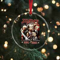 39th President Jimmy Carter Crystal Glass Ornament A Legacy Of Peace And Humanity USA Legacy TS02