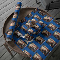 39th President Jimmy Carter Wrapping Paper Roll America's Grandpa Presidents' Day USA Flag Vintage - Wonder Print Shop