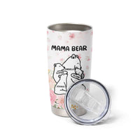 Custom Mother's Day Tumbler Cup Mama Bear With Cubs | Wonder Print Shop